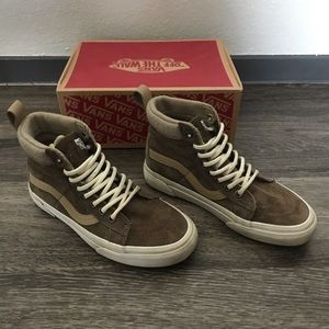 Vans Sk8Hi MTE Teak/Blanc de Blanc Size:3.5M 5 W